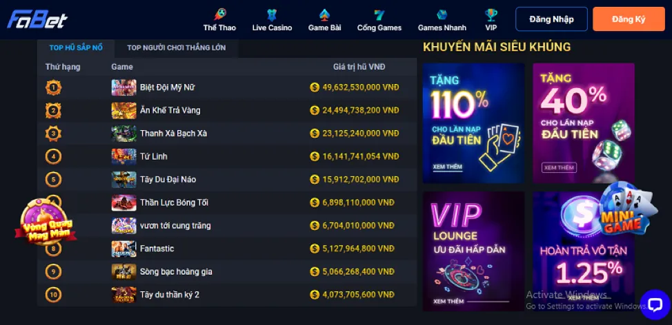 Trò chơi bắn cá đổi thưởng vui nhộn tại ST6667